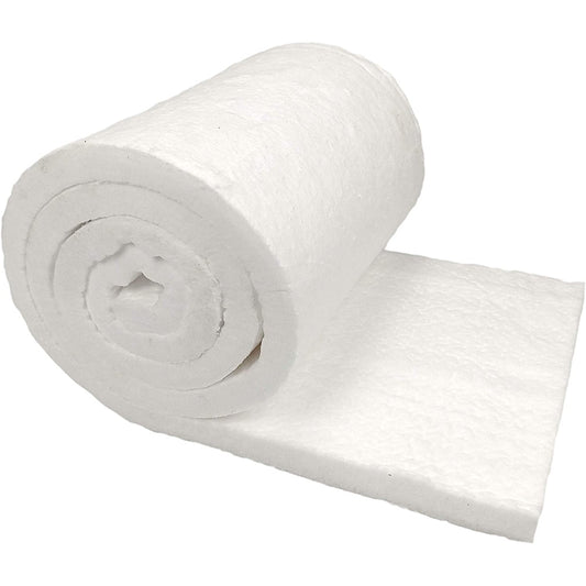 Ceramic Fiber Blanket High-Temperature Thermal Fireproof Insulation Mat 0.61m x 1m.