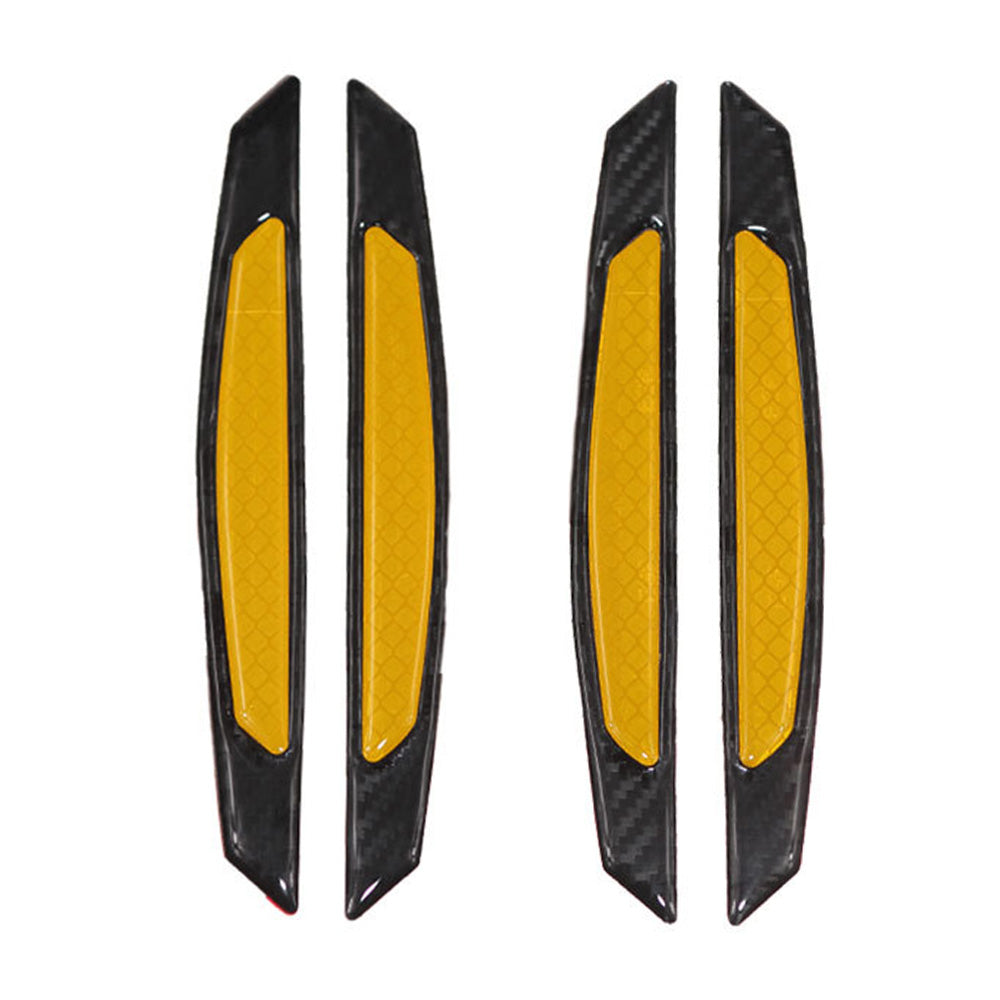 Reflective Carbon Fiber Car Door Edge Guard Bump Protector Sticker Universal