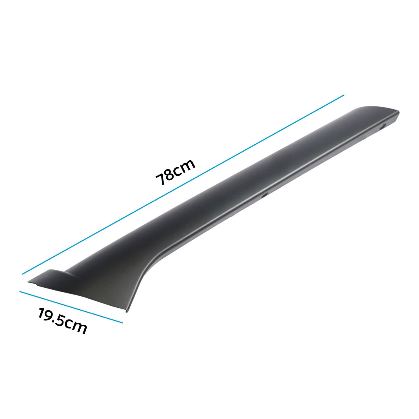 Pair Windscreen Pillar Moldings with Rivets Suitable for Land Rover Discovery 2