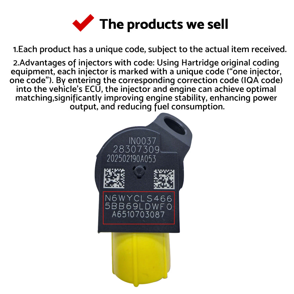Fuel Injector Suitable for Mercedes-Benz Sprinter W906 2.1L