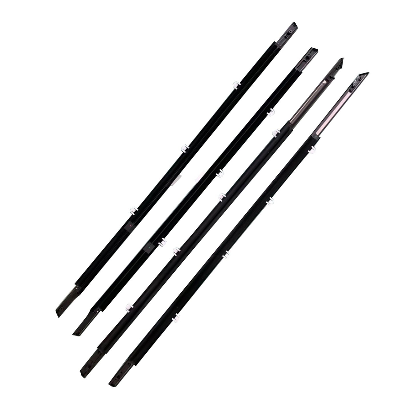4x Window Glass Seal Weatherstrip Suitable for Honda Accord