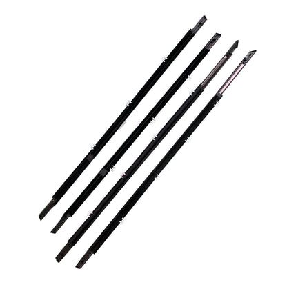 4x Window Glass Seal Weatherstrip Suitable for Honda Accord