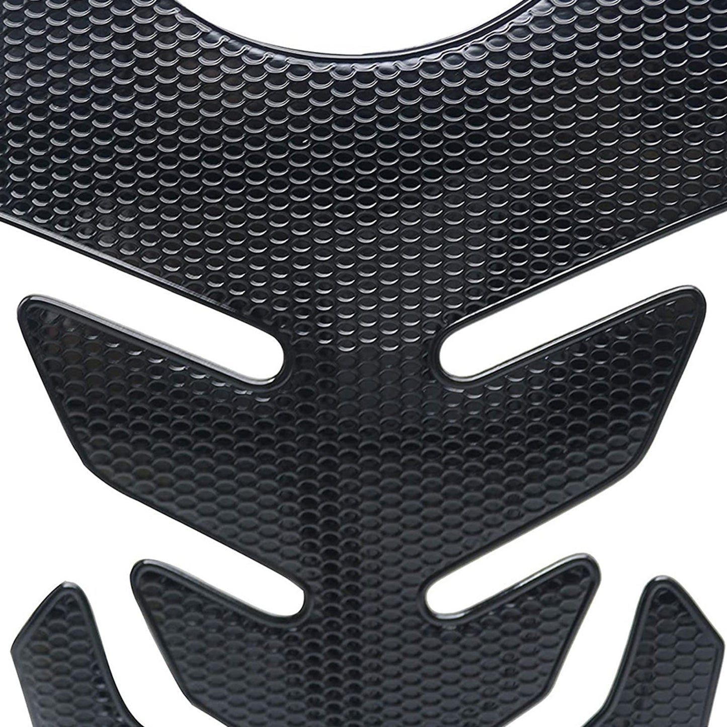 Wide Pure Black Motorcycle Gas Tank Pad Protector Decal Suitable For Motorbike