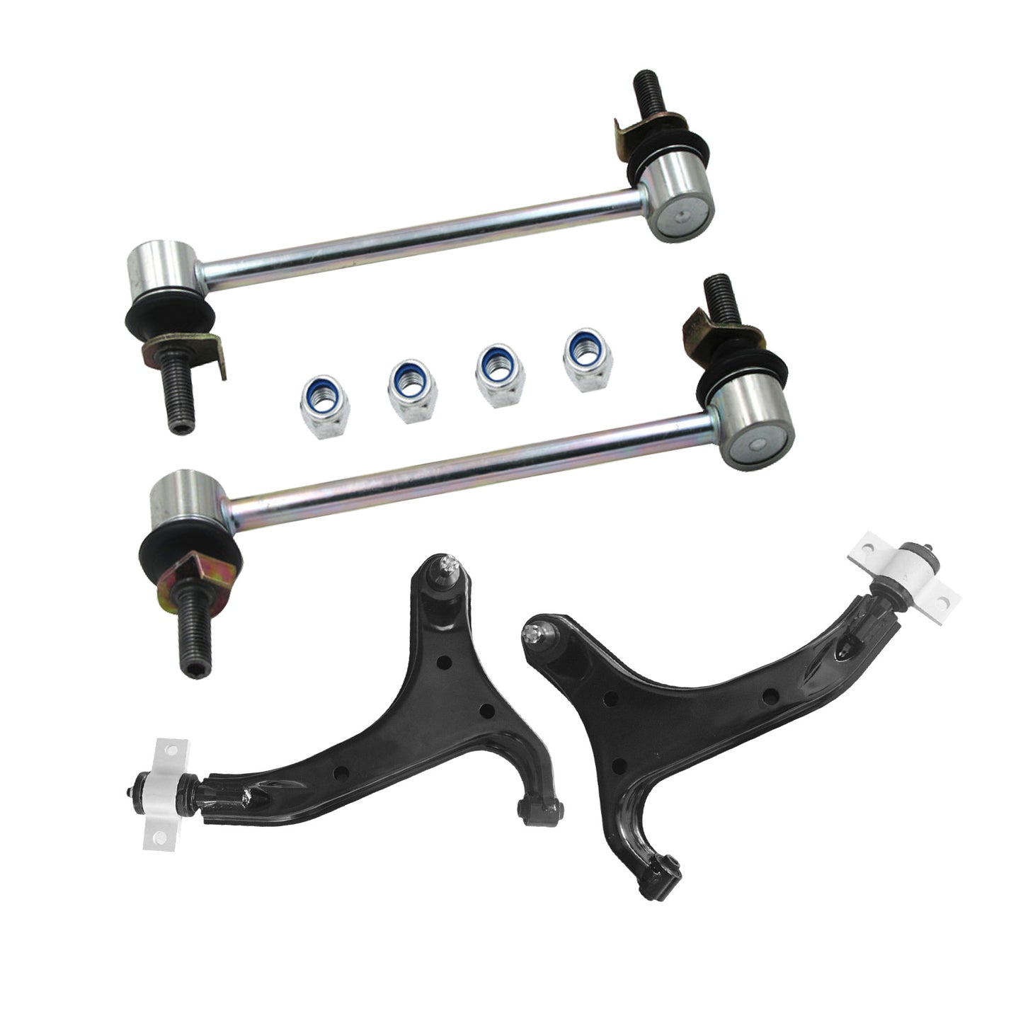 Front Lower Control Arm & Sway Bar Link Set Suitable for Nissan Elgrand E51