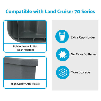 Door Pockets Storage Box Cup Holder Suitable For Toyota Land Cruiser 70 Series.