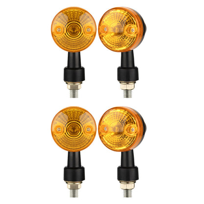 4x Motorcycle Turn Signal Lights Suitable for Universal