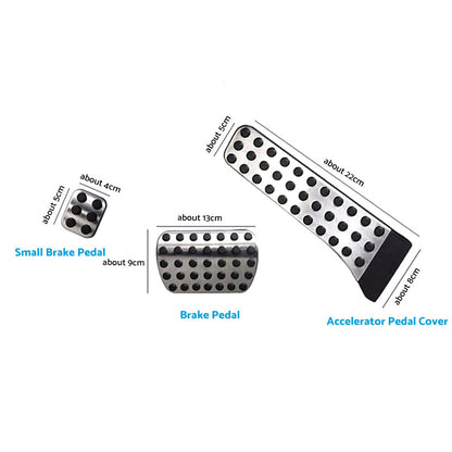 3x Brake Pedal Pad Cover Suitable for Mercedes C Class