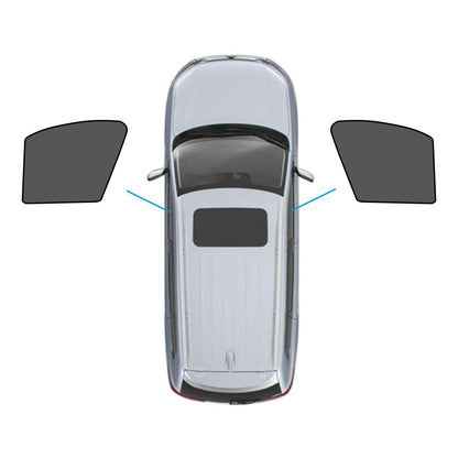 Car Window Magnetic Mesh Sun Blind Shades Suitable for BMW iX3 2023-2024.