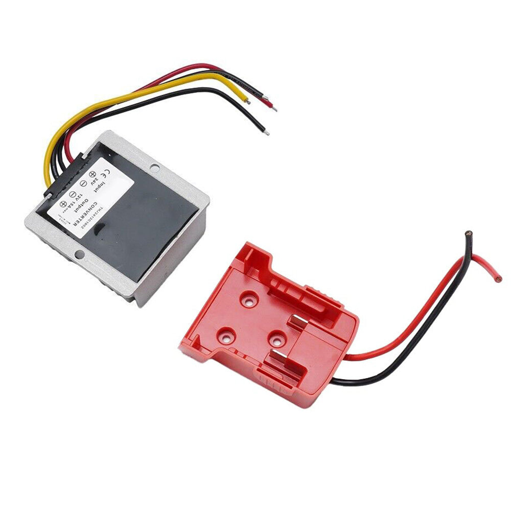 Step Down Voltage Converter Compatible with Milwaukee Battery Dock DIY Adapter.