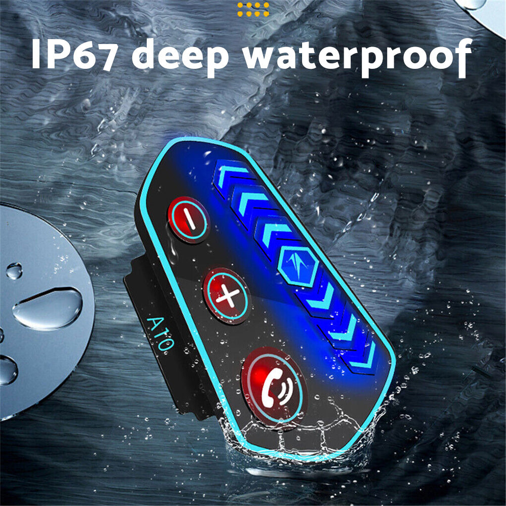 Bluetooth 5.0 Wireless Motorcycle Helmet Headset Intercom Motorbike Headphone Suitable For All Helmets