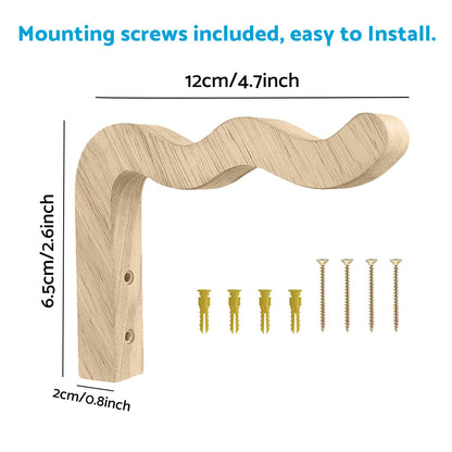 Plant Hanger Hanging Plant Hook Wooden Hanging Basket Wall Plant Hook Flower Pot.