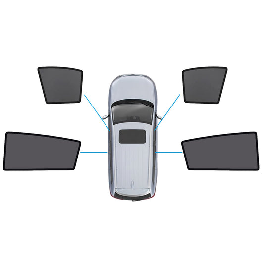 Magnetic Sun Shades Suitable for Nissan Tiida C11 Hatch 1.8L
