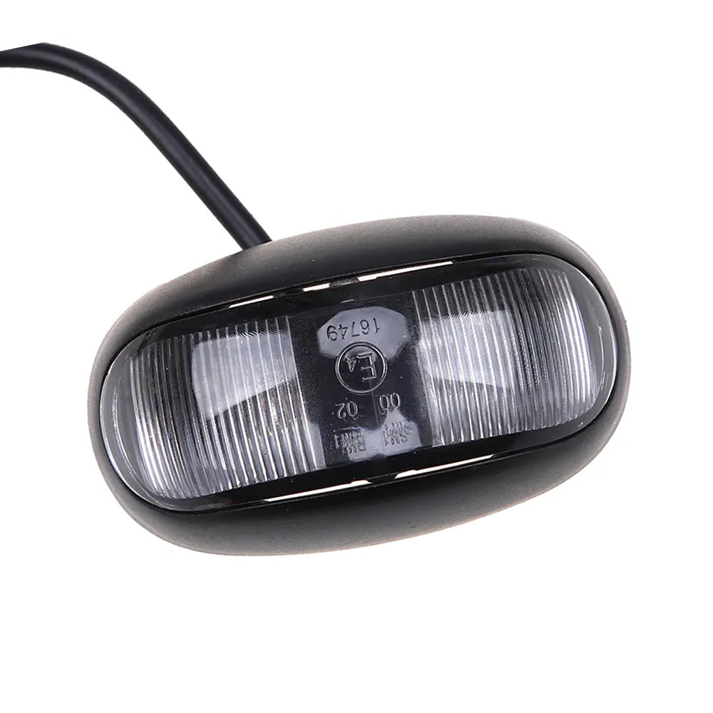 10x 2-LED Clearance Side Marker Lights Suitable For Trailer Truck 12V 24V Red & Amber.