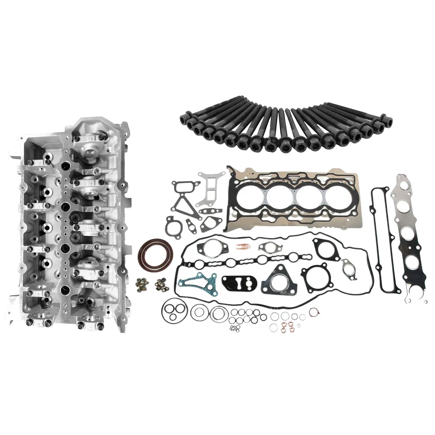 Complete Cylinder Head Kit With Gaskets & Bolts Suitable for Mitsubishi Triton 4