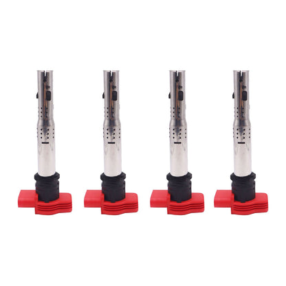 4x Ignition Coils Suitable For VW Golf / Jetta MK5 MK6 / Audi A4 A5 2.0 FSI TSI 3.2 V6 V8 Engines