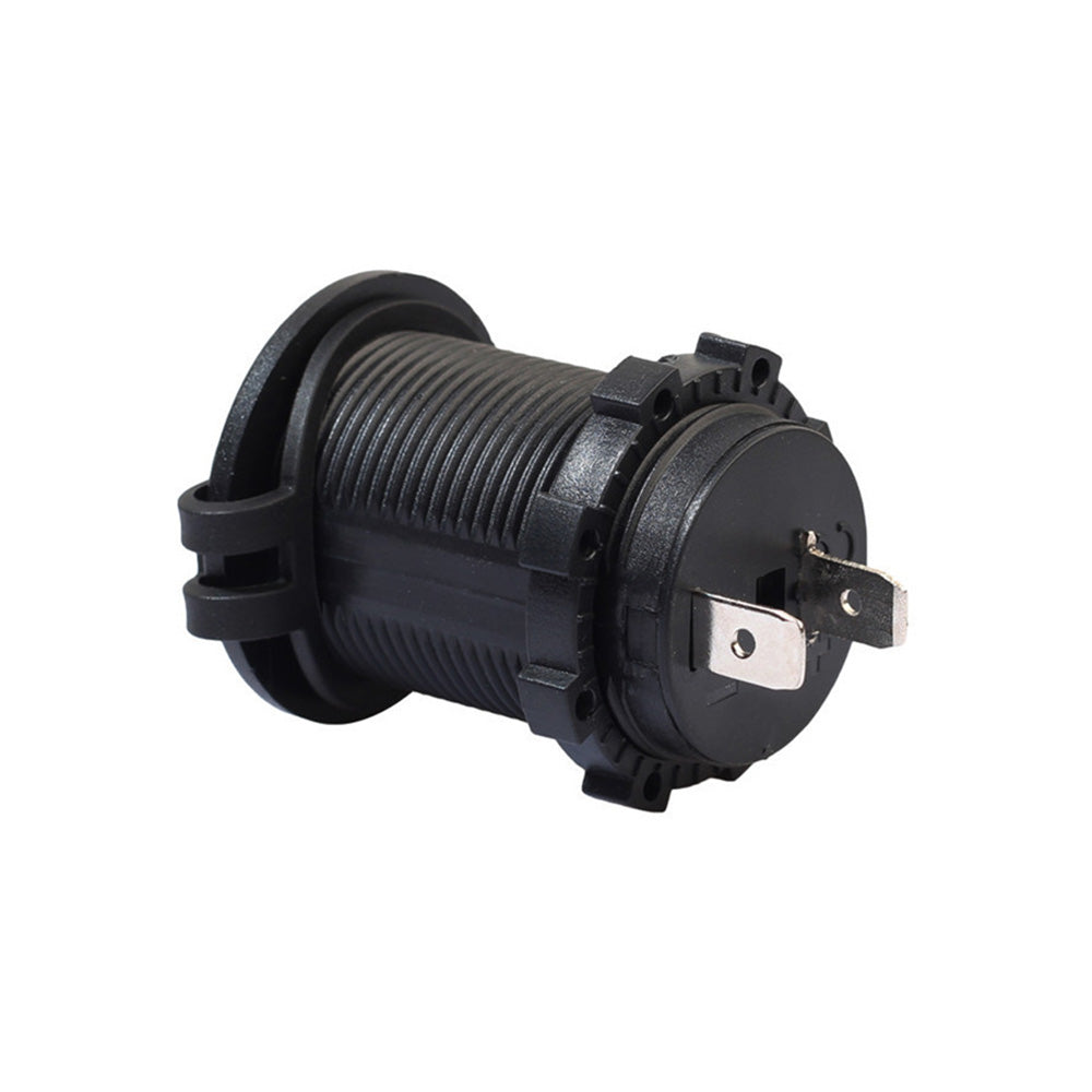 2x Waterproof 12V Car Cigarette Lighter Socket With USB Charger Power Adapter Outlet