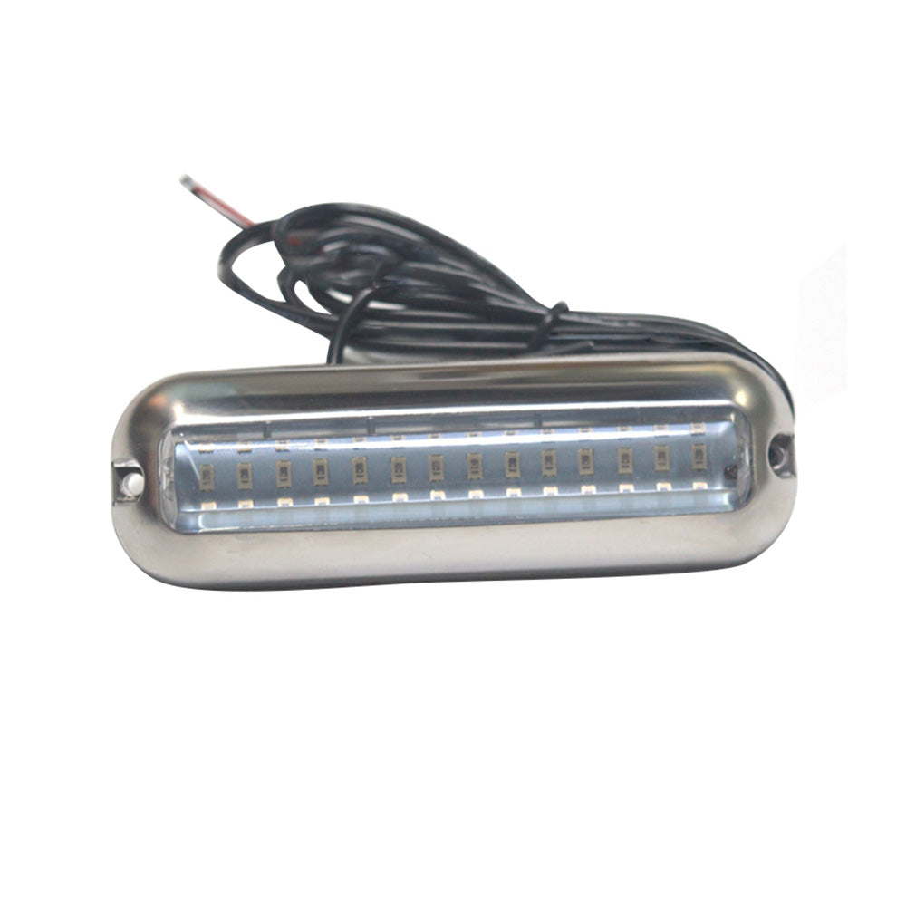 42LED Boat Light Underwater Marine Transom Lights 316 Stainless Steel Pontoon.