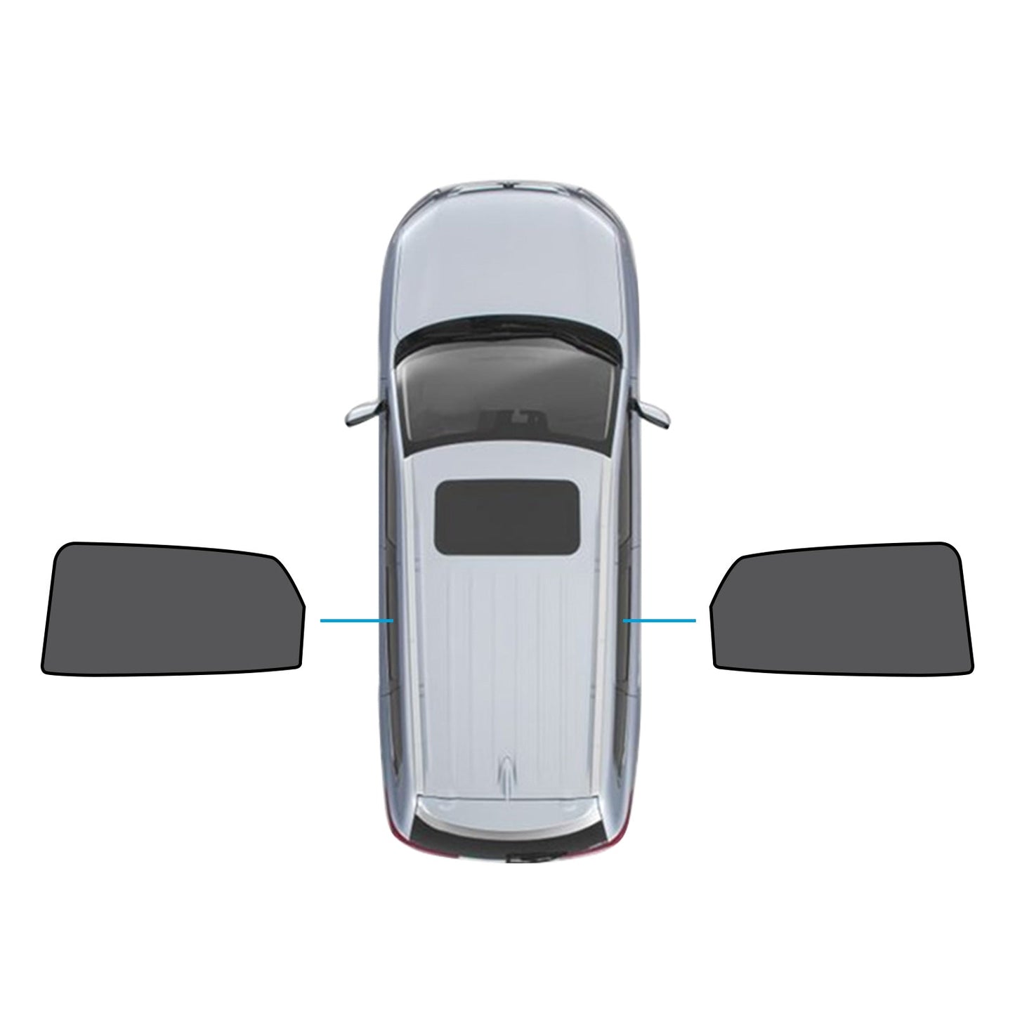 Window Magnetic Mesh Sun Shades Suitable For Kia Sportage 2021-2024 UV Protection.