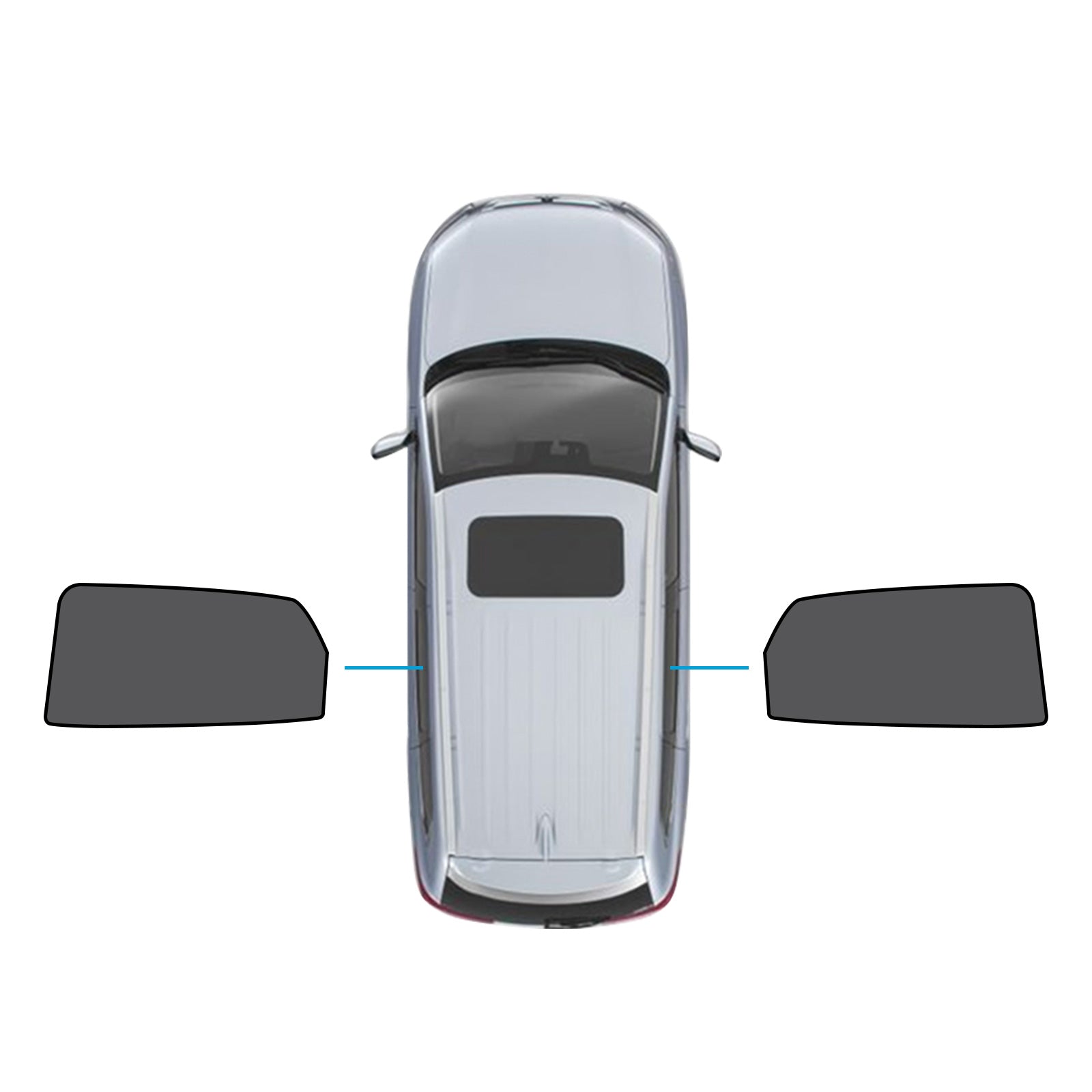 Window Magnetic Mesh Sun Shades Suitable For Kia Sportage 2021-2024 UV Protection.