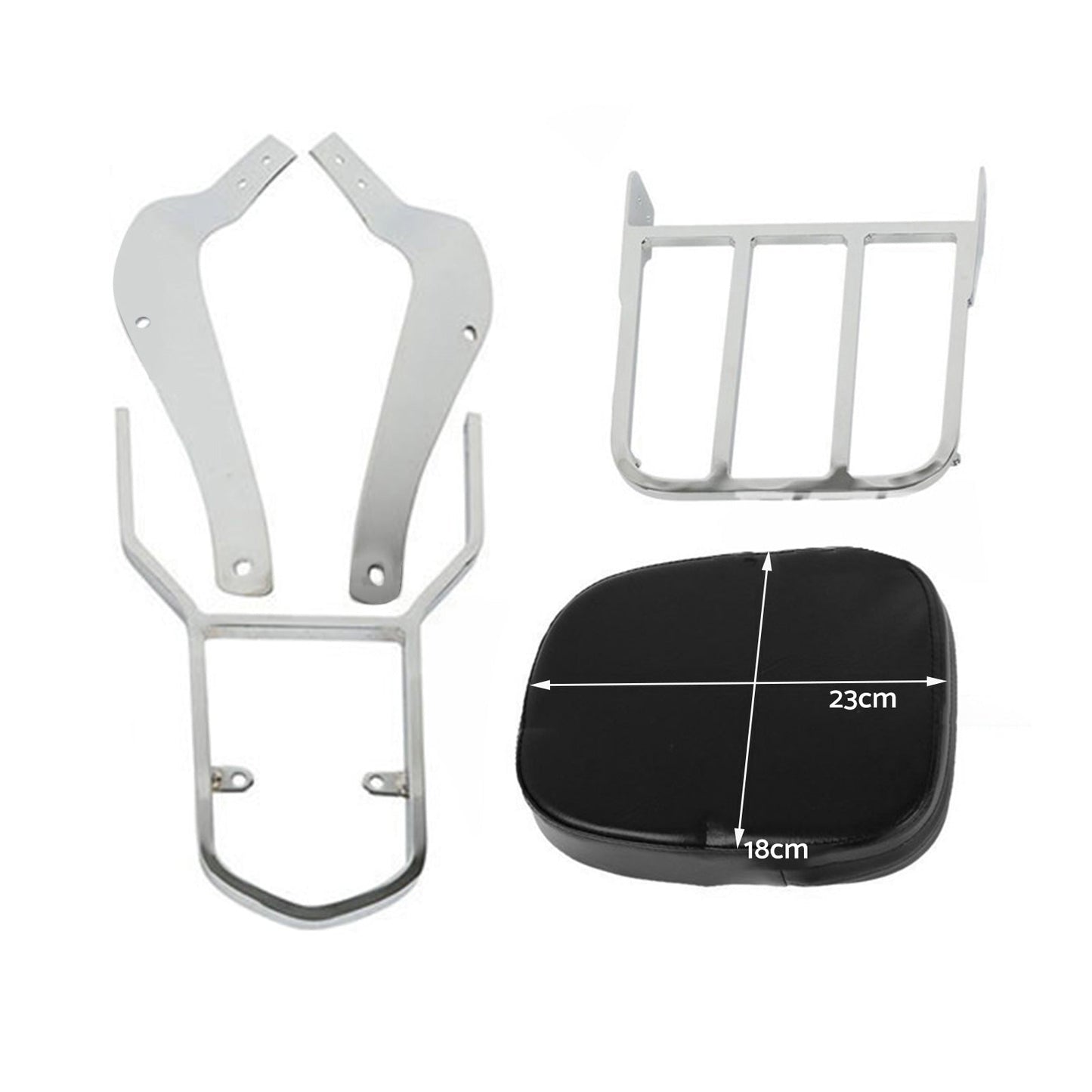 Backrest Sissy Bar W  Luggage Rack Suitable For Suzuki Boulevard C50 2005-2011.