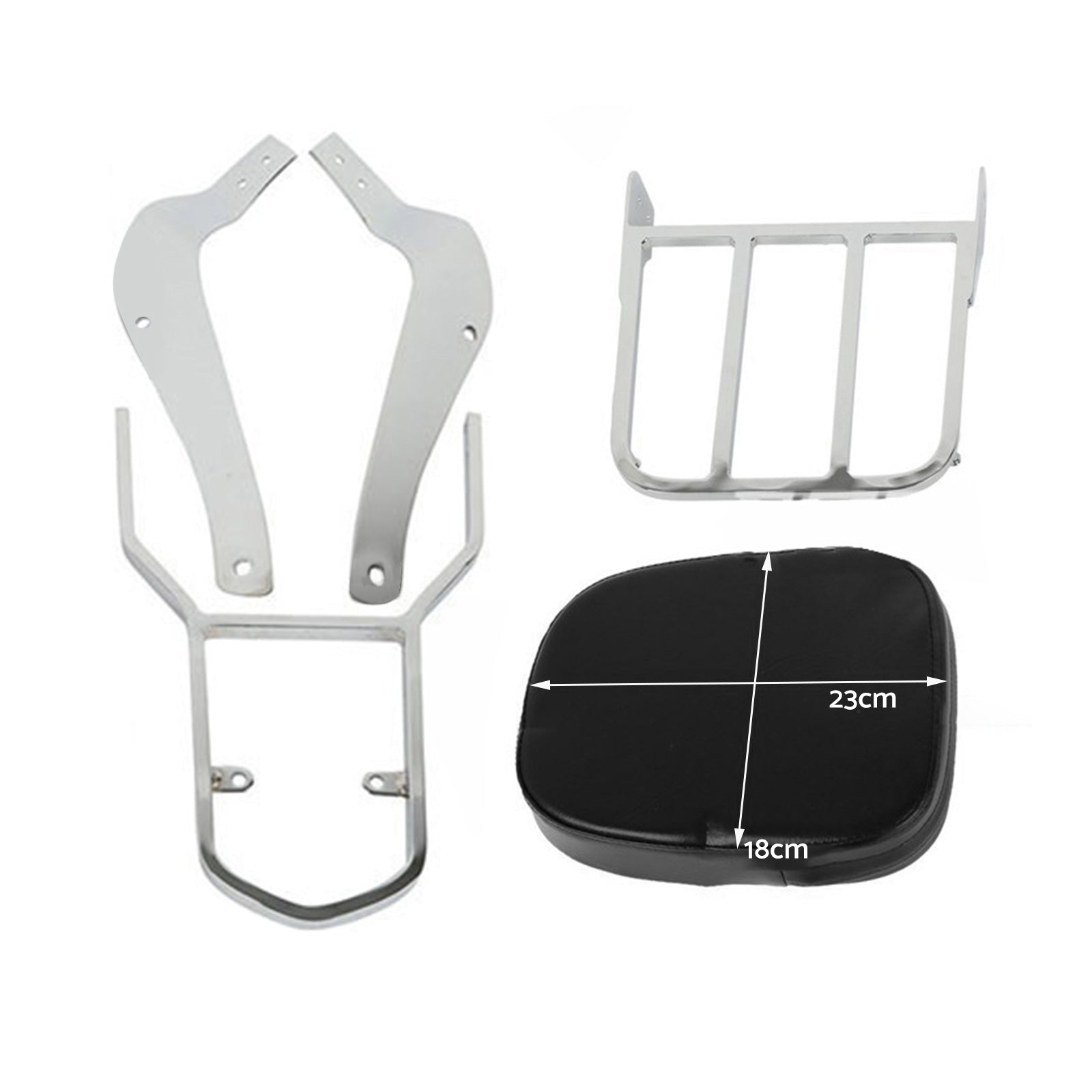 Backrest Sissy Bar W  Luggage Rack Suitable For Suzuki Boulevard C50 2005-2011.