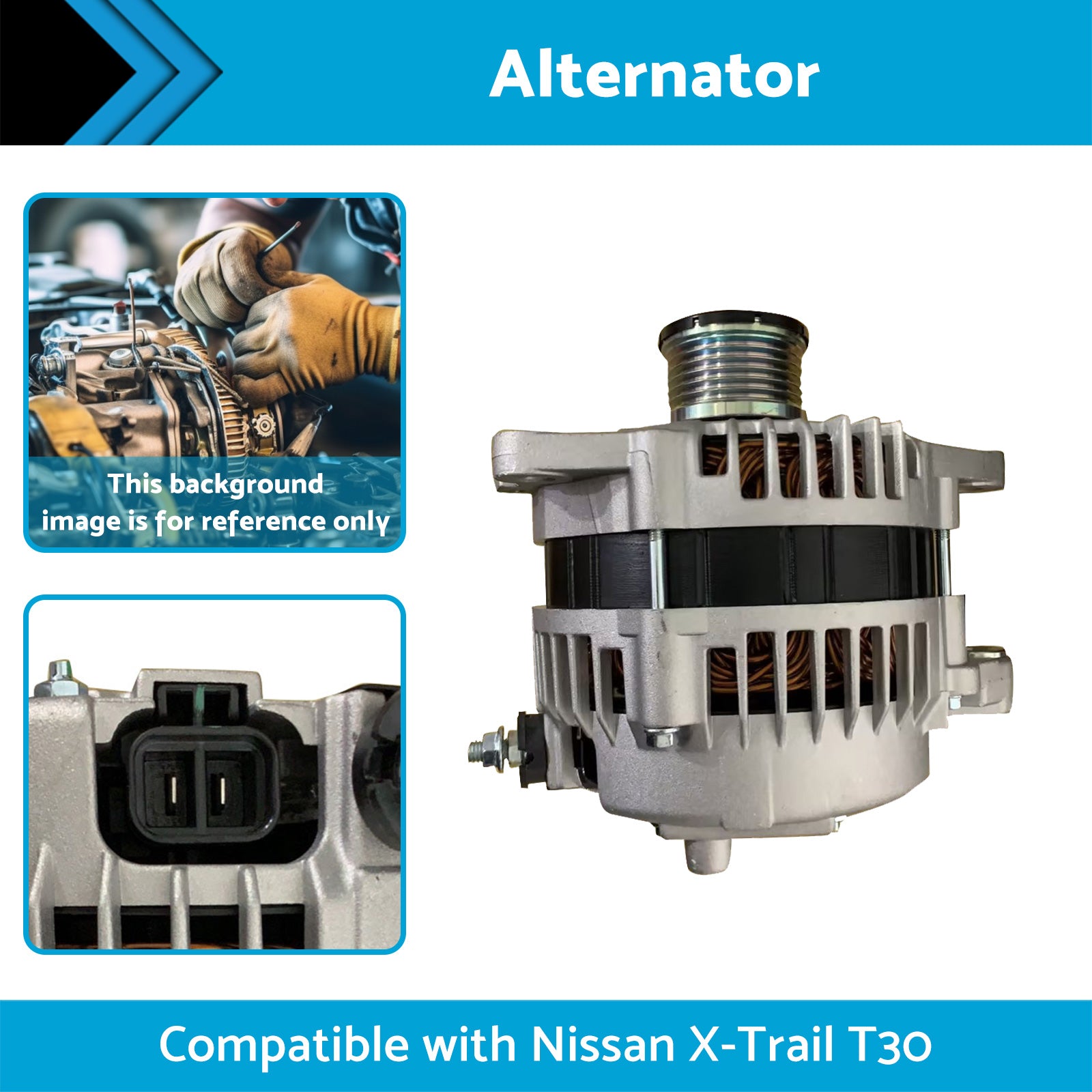 Alternator A3TB2981 Suitable For Nissan X-Trail T30 T31 Engine QR25DE 2. 5L 98-14.