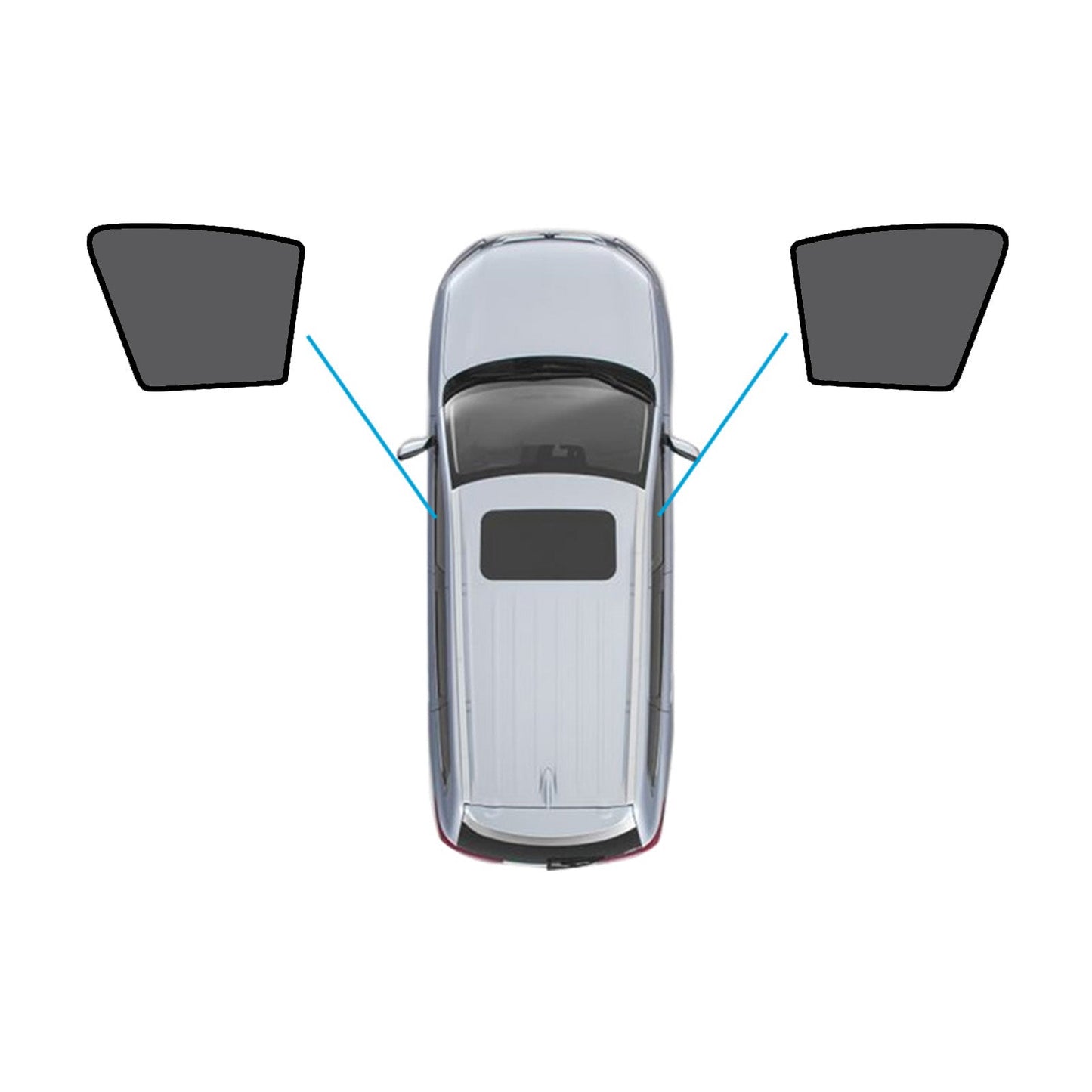 Magnetic Mesh Sun Blind Shades Suitable for Audi A4 Wagon B9 2016+On Front/Rear.