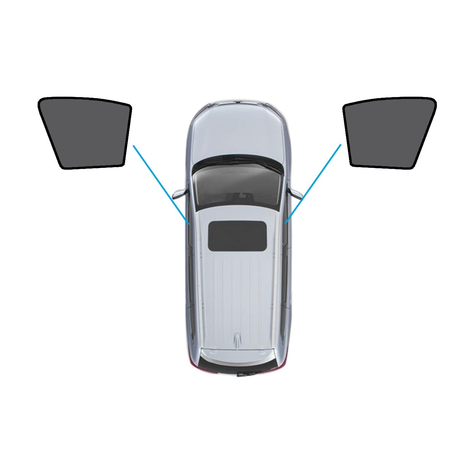 Magnetic Mesh Sun Blind Shades Suitable for Audi A4 Wagon B9 2016+On Front/Rear.