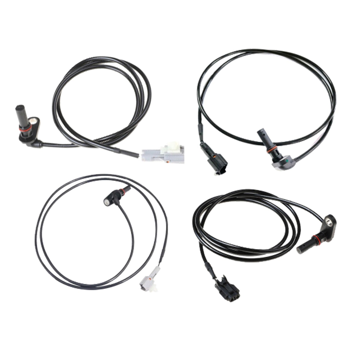 4x Front & Rear ABS Wheel Speed Sensors Left & Right Suitable For Mitsubishi Fuso Canter