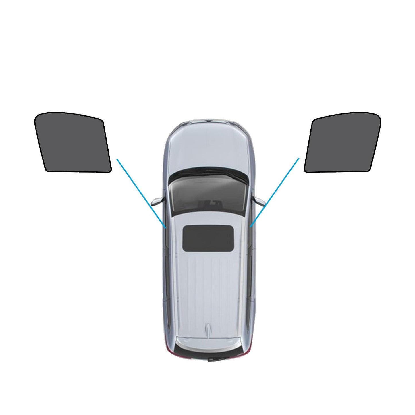 Magnetic Mesh Sun Blind Shades Suitable for Audi Q3 2011-2018 on Front/Rear.