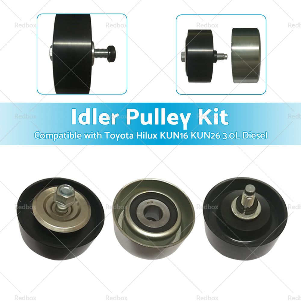 Suitable for Toyota Hilux KUN16 KUN26 3. 0L Diesel 1KD-FTV 05-15 Idler Pulley Kit.