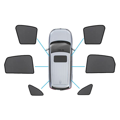 Magnetic Mesh Sun Blind Shades Suitable for Audi Q5 8R 2009–2016 On Front Rear.