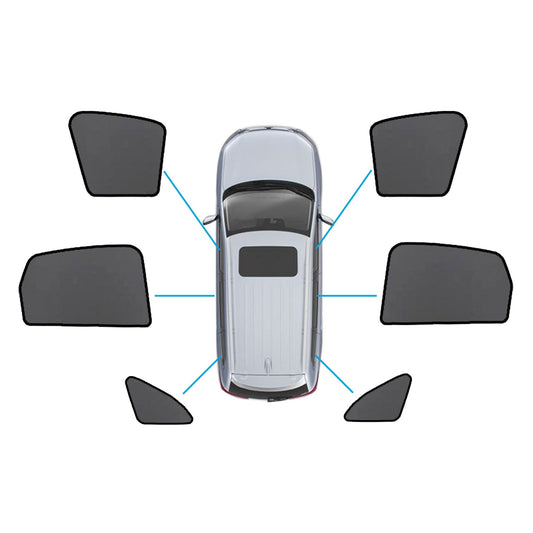 Magnetic Mesh Sun Blind Shades Suitable for Audi Q5 8R 2009–2016 On Front Rear.