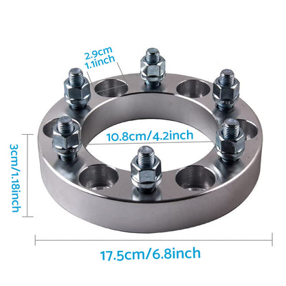 Wheel Spacer 2x 30mm 6-Stud Suitable For Toyota Landcruiser / Hilux / Prado / Pajero