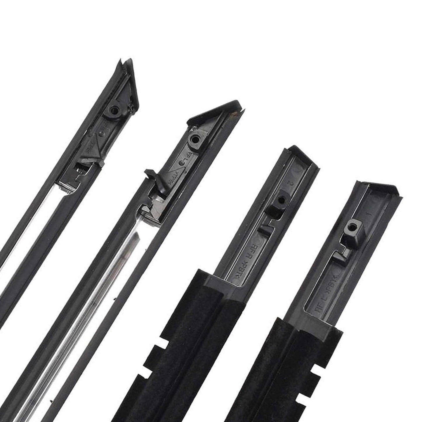 4x Window Glass Seal Weatherstrip Suitable for Honda Accord