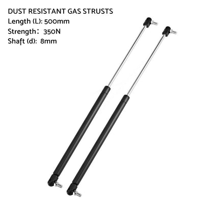 Gas Strut 500mm-350N x2  8mm Shaft  Caravans, Trailers, Canopy, Toolboxes struts.