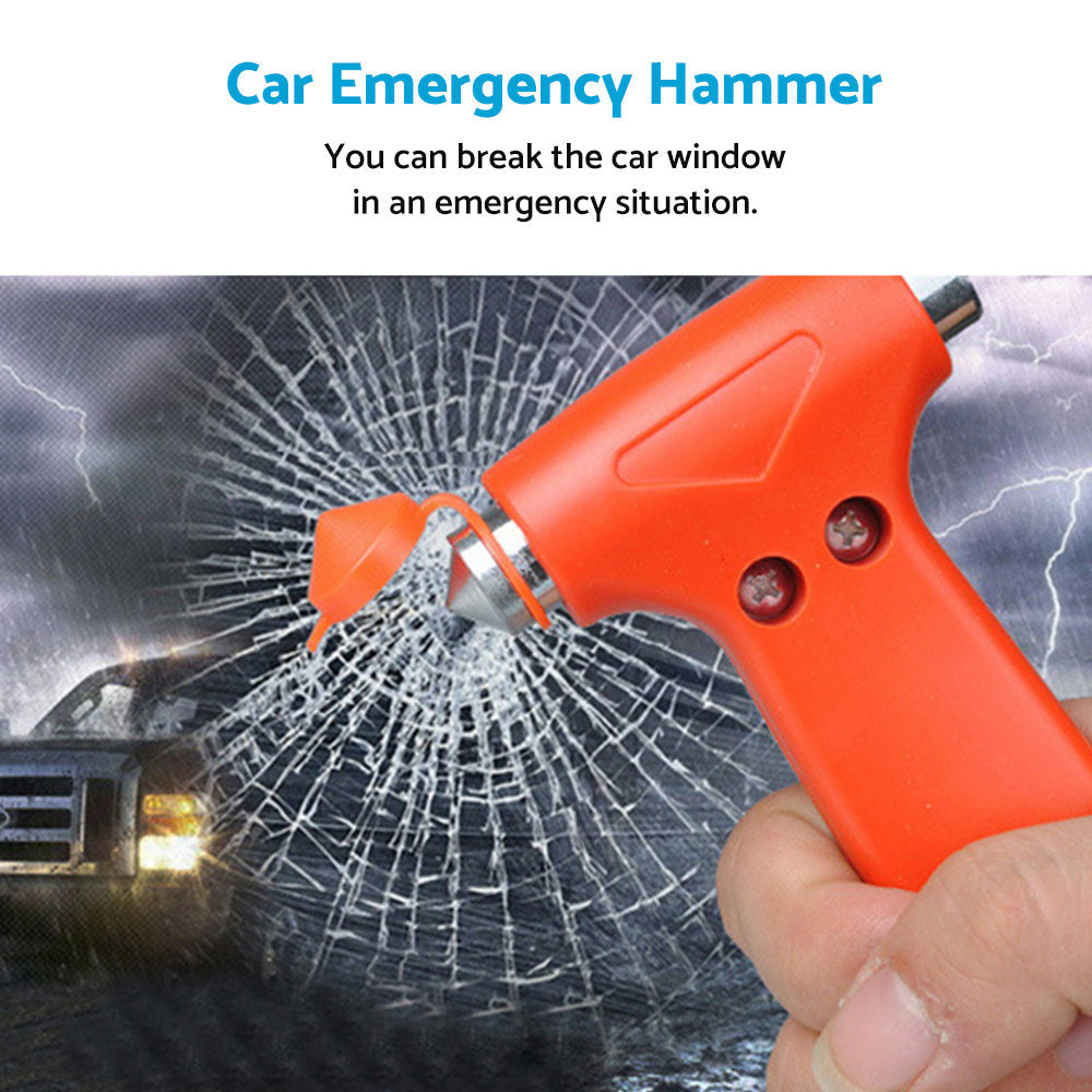 5x Emergency Safety Hammer & Window Breaker Tool Suitable For Car, Bus & Glass Cutting 2-in-1