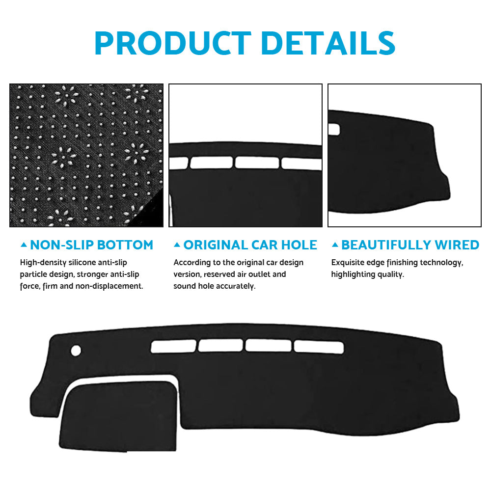 Dash Mat Suitable For Toyota Hiace 200 Series SLWB 2005-2019 Dashboard Cover.