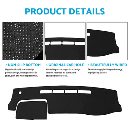 Dash Mat Suitable For Toyota Hiace 200 Series SLWB 2005-2019 Dashboard Cover.