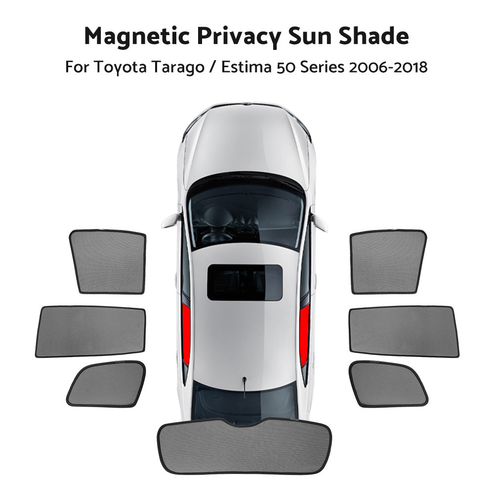 Magnetic Privacy Sun Shade Suitable For Toyota Tarago  or  Estima 50 Series 2006-18.