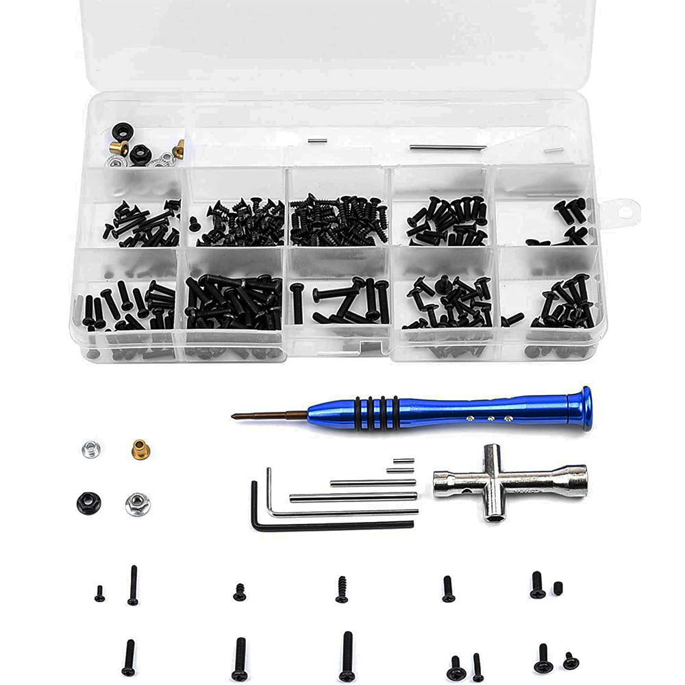 RC Car Repair Tool Wrench Screws Nuts Set Suitable For Wltoys RC Car 1 14 144001.