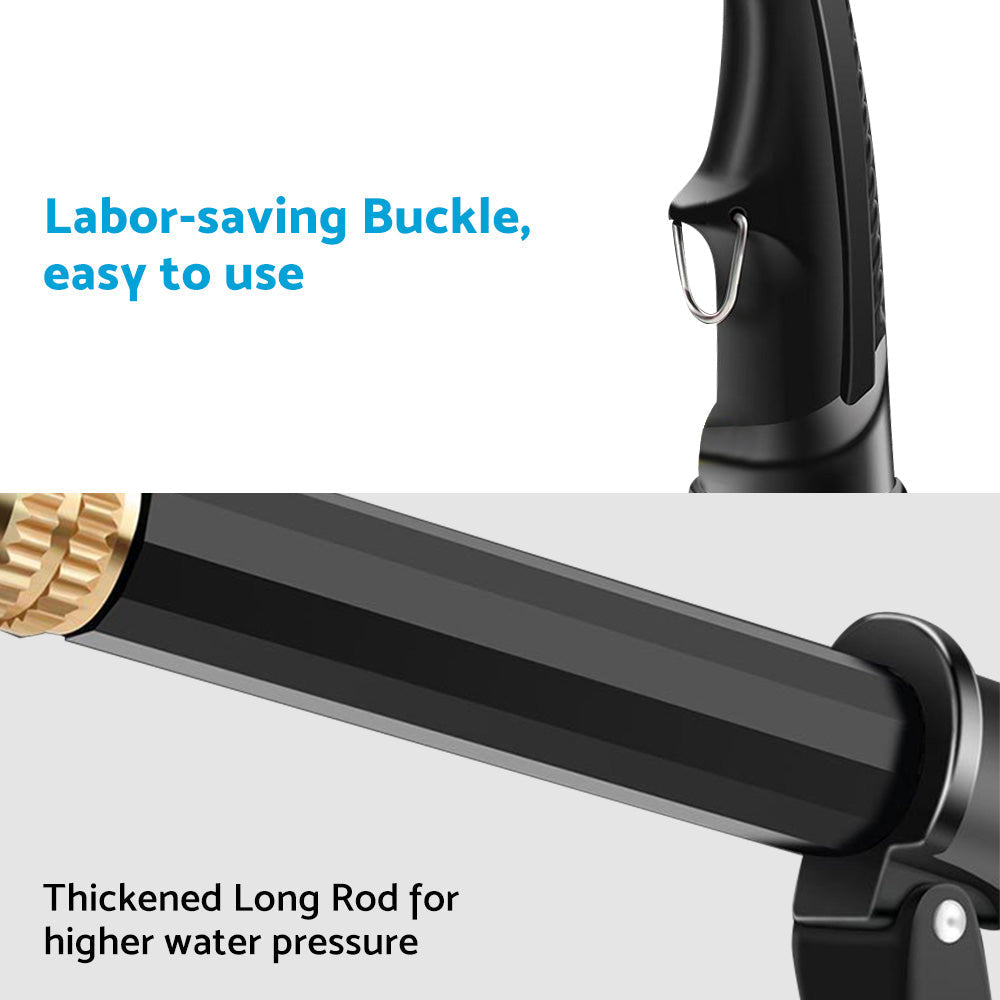 Stainless High Pressure Water Hose Spray Nozzle Washer Clean Home Window Garden.