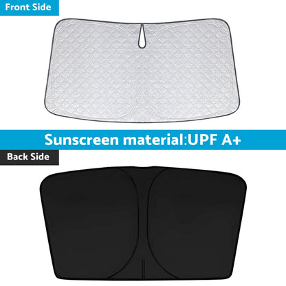 6-Layer Windscreen Sun Shade Suitable For Isuzu D-MAX 2020-2024 UV Protection