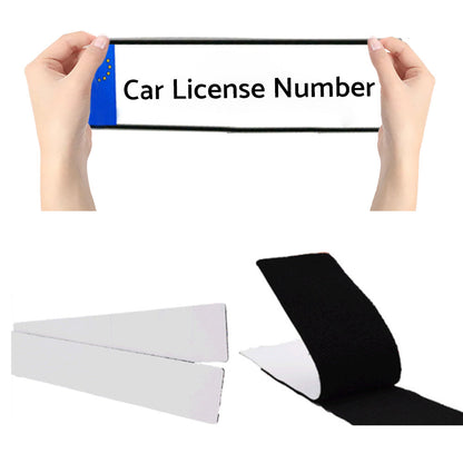 Invisible Adhesive Car License Plate Holder Auto Frameless Number Frame Holder.
