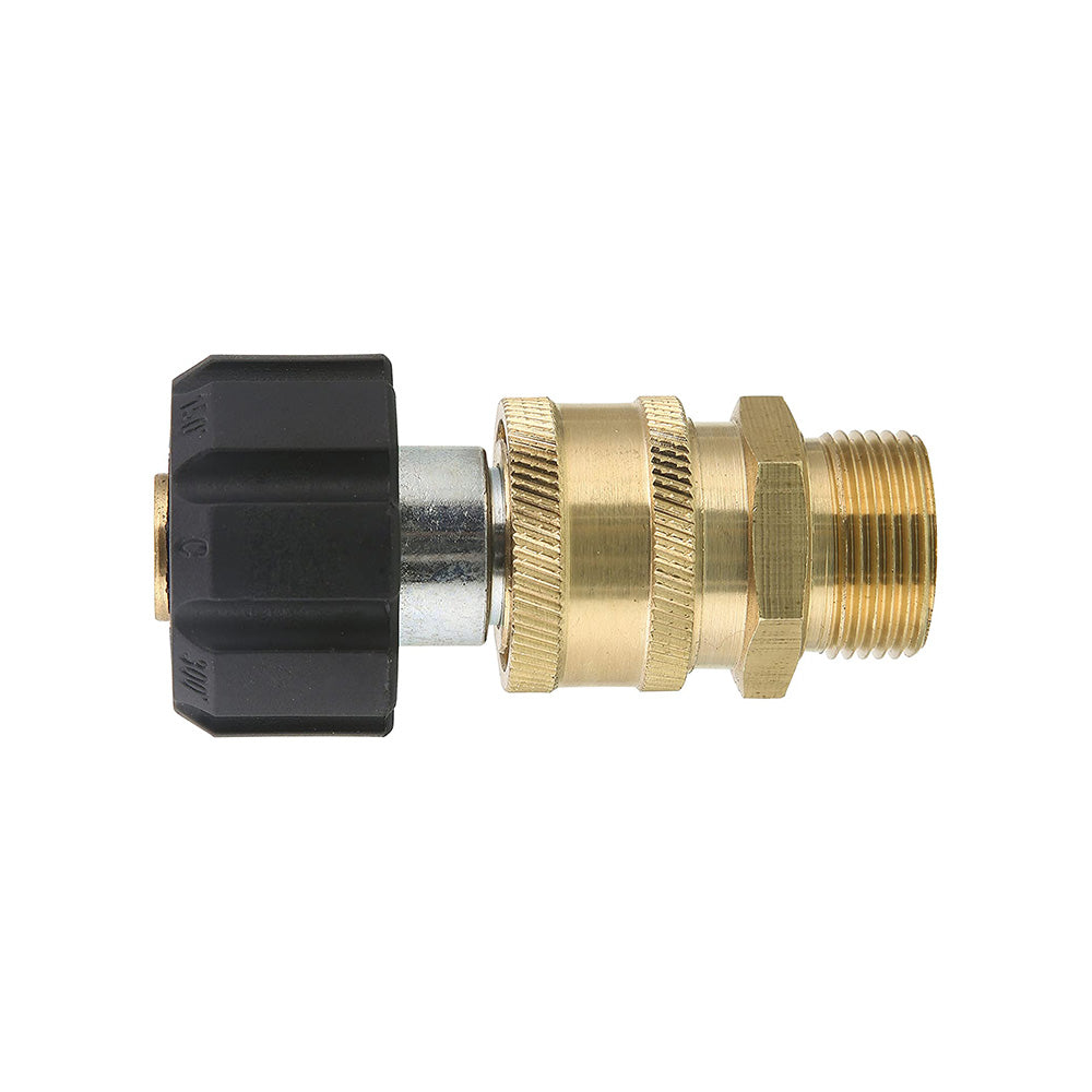 1 Pair Pressure Washer Quick Connect Couplers Suitable For 1″ or ¼″ – M22-14 Adapter Kit