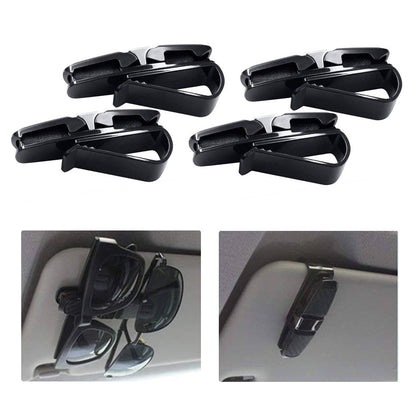 4x Sunglasses Holder Visor Clip Suitable for Universal Vehicles
