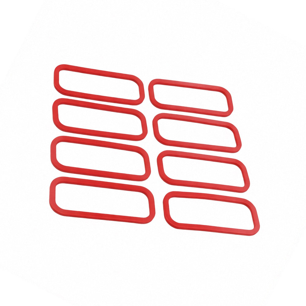 Intake Manifold Seal Gasket Set 8 PCS Suitable for GM LS1 LS6 LSX V8.
