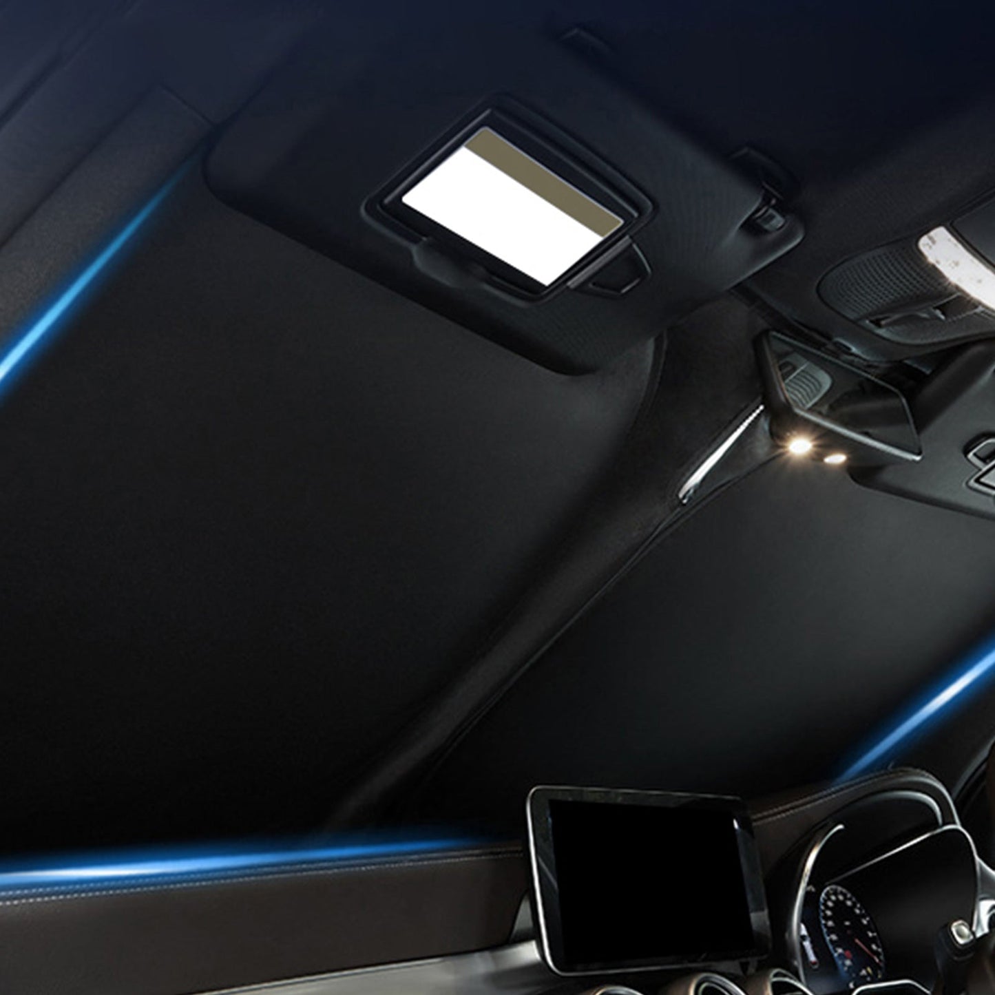 6-Layer Thick WindScreen Sun Shade Suitable For Mazda CX-3 2019-2024 With Storage Bag