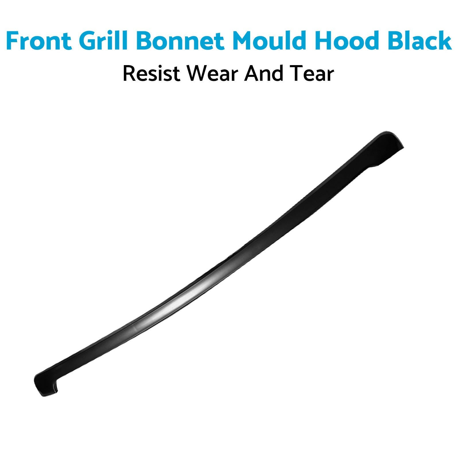 Front Grill Bonnet Mould Hood Black Suitable For Toyota Prado 150 75770-60020.