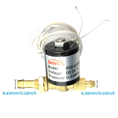 2-Way Solenoid Valve 0-0.8Mpa Suitable For Argon Welding Machines VZCT-2.2 24VDC